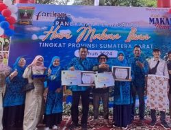 Forikan Kota Solok Juara I Lomba Masak Serba Ikan Menu Balita