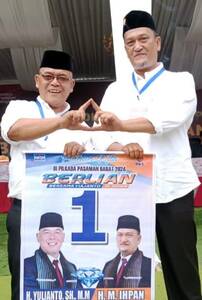 Pasangan Yulianto-M Ihpan Raih Nomor Urut 1