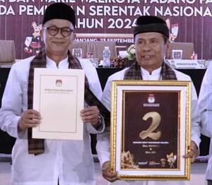 Lambangkan Kemenangan dan Kedamaian, Pasangan Nagari Dapat Nomor Urut 2