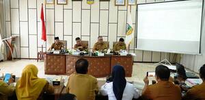 Evaluasi Pelaksanaan Kegiatan Fisik Terus Dilaksanakan