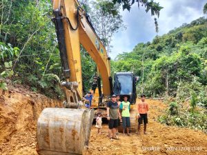 Jalan Usaha Tani Padang Limau Sundai Mulai Dikerjakan