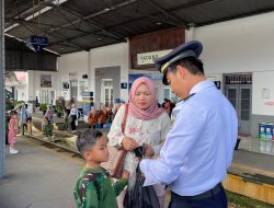 Selama Tahun 2024, PT KAI Divre II Layani 1,8 Juta Penumpang