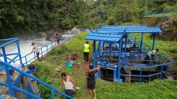 Kondisi salah satu IPA milik Perumda AM Padang yang mengalami kendala produksi pasca hujan deras, kemarin.