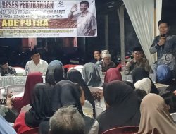 Reses, Ade Putra Jemput Aspirasi Masyarakat Sungai Talang
