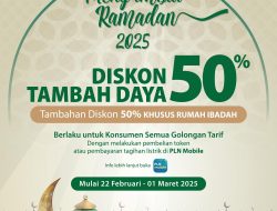 Tiga Hari Jelang Ramadan, PLN Sumbar Ajak Masyarakat Amankan Pasokan Listrik Rumah