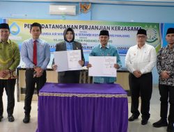 Perumdam Tirta Serambi dan Kejari Padangpanjang Tandatangani Kerjasama