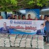 Anggota DPR-RI H. Arisal Aziz Serahkan Bantuan 255 Ton Beras