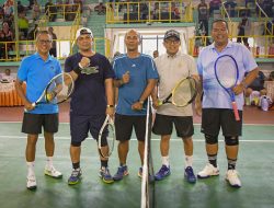 Seratusan Insan Tenis Sumbar Bersilaturahmi di Lapangan Semen Padang