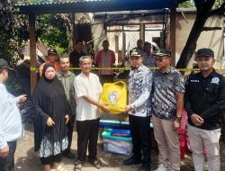 Ahlul Badrito Resha Kunjungi Korban Kebakaran di Mungka