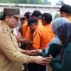 Didampingi Allex Saputra, Hendri Arnis Pimpin Apel Gabungan ASN