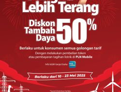 Promo Tambah Daya PLN Kembali Hadir! Diskon 50% Spesial Hari Kebangkitan Nasional