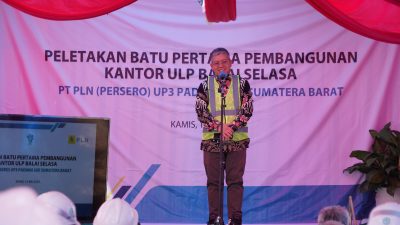 PLN UID Sumbar Resmikan Groundbreaking Kantor Baru ULP Balai Salasa, Wujud Komitmen Tingkatkan Layanan