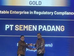 Konsisten Patuhi Regulasi, PT Semen Padang Raih Penghargaan Gold IRCA 2025
