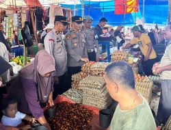 Cegah Gangguan Kamtibmas, Kapolsek KPGD Blusukan ke Pasar Tradisional
