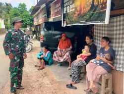 Istirahat Siang, Satgas TMMD Pererat Kebersamaan dengan Masyarakat