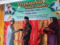 Santri Kelas IX dan XII Pondok Pesantren Andalusia Dilepas dengan Sederhana