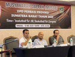 Musprov Perbasi Sumbar: Fefrizal Terpilih Secara Aklamasi