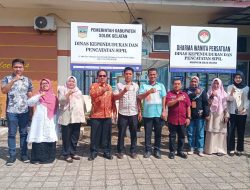 Datangi Disdukcapil, KPU Solok Selatan Gelar Pemutakhiran PDPB  