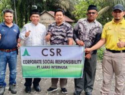 Lewat CSR, PT. LIN Perbaiki Sejumlah Ruas Jalan di Kecamatan Kinali