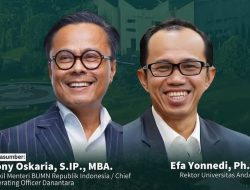 Wamen BUMN Dony Oskaria Hadir di UNAND, Bahas Triple Helix untuk Kedaulatan Ekonomi Indonesia
