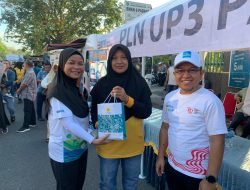 PLN UP3 Padang Meriahkan Pemecahan Rekor MURI 1.000 Kg Rendang Bersama 1.000 Bhayangkari di CFD Kota Padang