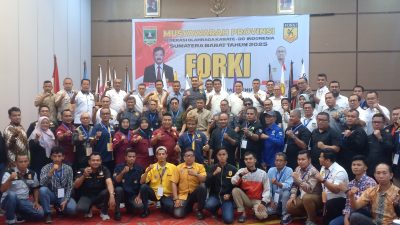 Aklamasi, Khairuddin Simajuntak Pimpin FORKI Sumbar