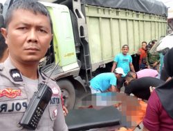 Naas, Sopir Tewas Terlindas Truknya Sendiri saat Memperbaiki Rem di Indarung Padang 