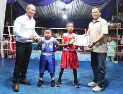96 Atlet Tinju Ikuti Kejuaraan Tinju Kapolres Pasaman Barat Cup II