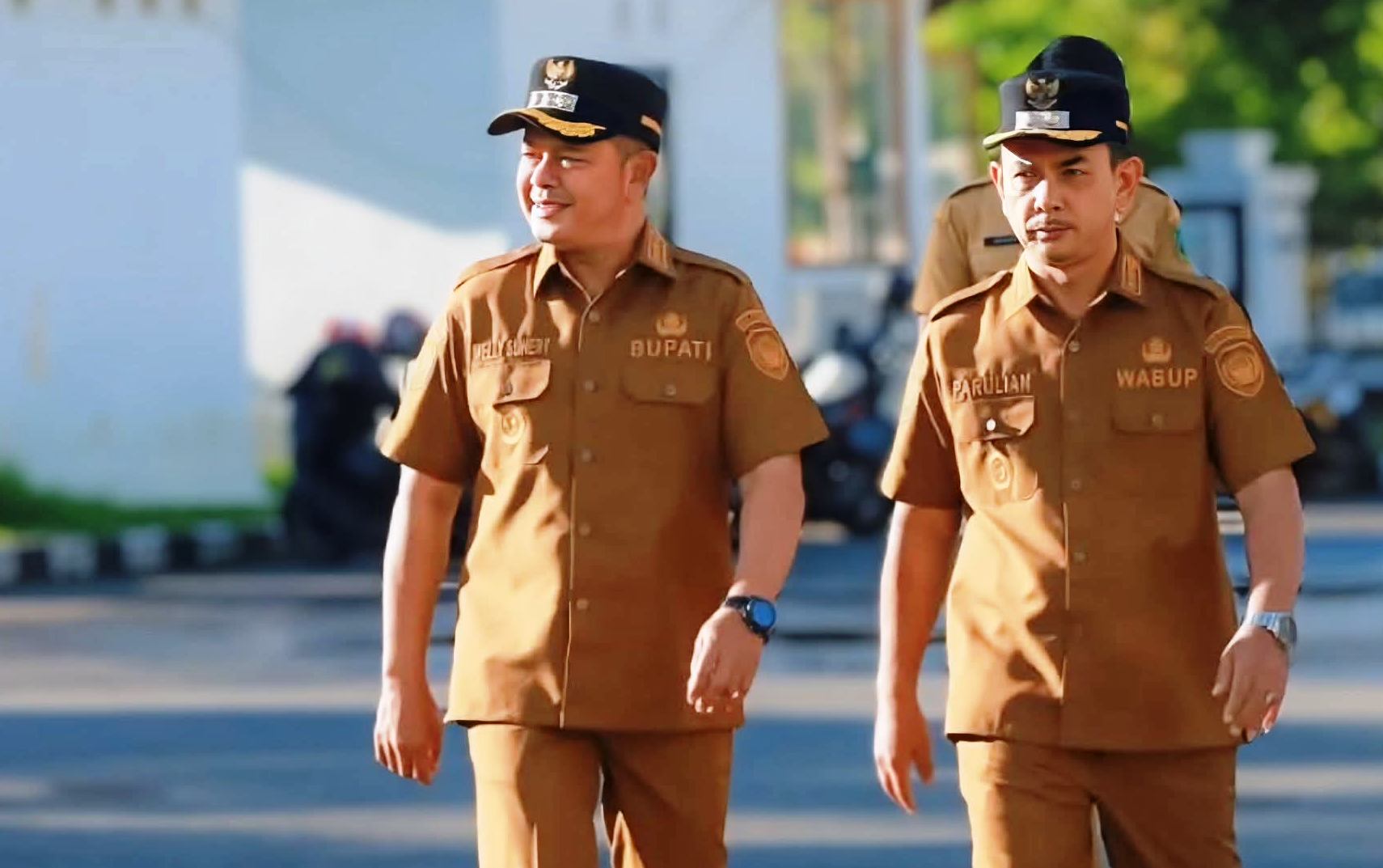 Bupati Pasaman Welly Suhery dan Wakil Bupati Parulian Dalimunthe
