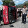 Lagi, Mobil Damkar Kabupaten Solok Kecelakaan. Empat Petugas Damkar Luka-luka