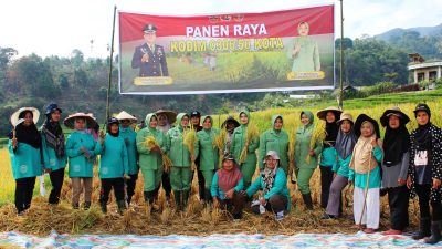 Kodim 0306 Limapuluh Kota Gelar Panen Raya Padi