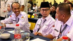 Wakil Bupati Solok Selatan H Yulian Efi saat acara Munas Aswakada di Hotel New Saphir, Yogyakarta.