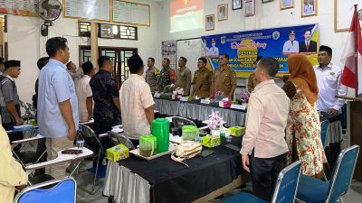 Wali Nagari Lubuk Malako Abdul Reda, S.Pt,M.P bersama para Pemateri,dan Peserta Sosialisasi dan Pelatihan Hukum.