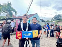 Kandidat Ketum KONI Sumbar, Tommy Irawan Sambut Juara Dunia Selancar Ombak