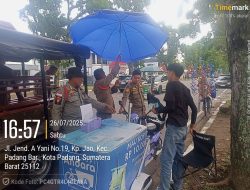 Berjualan di Trotoar, Penjual Kopi Bermotor Ditertibkan Satpol PP Padang
