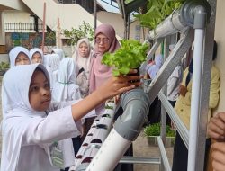 Biologi UNP lakukan Pendampingan hidroponik di SDN 12 Padang Panjang