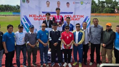 Kejurprov Atletik Sumbar 2025: 292 Atlet Bertarung di GOR Singo Harau