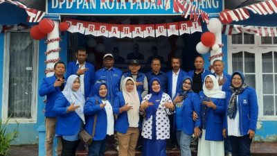 Pengurus DPD PAN Kota Padangpanjang usai Upacara Peringatan HUT ke 80 Republik Indonesia