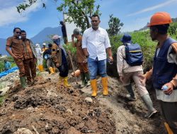 Wakil Ketua DPRD Kota Padangpanjang Mardiansyah, S.Kom saat meninjau P3A Sarasah Kelurahan Ekor Lubuk