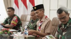 Wakil Bupati Solok Selatan H Yulian Efi bersama Tim Pengawasan dan evaluasi TMMD Ke 125 Mayjen TNI Alvis Anwar