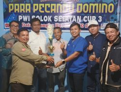 Tim RSUD Solok Selatan Perintis Juara Turnamen Domino
