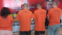 Pelaku Pesta Narkoba yang berhasil diamankan Satres Narkoba Polres Pariaman