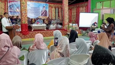 Anggota Komisi IX DPR-RI dari Fraksi Gerindra Ade Rezki Pratama saat Sosialisasi Program Bangga Kencana di Nagari Sunua Barat, Kecamatan Nan Sabaris, Kabupaten Padangpariaman.