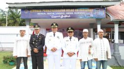 Kalapas Kelas IIB Pariaman Syahduriman bersama Wali Kota Pariaman dan Bupati Padangpariaman.