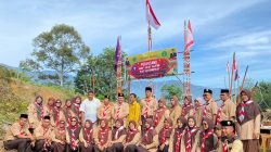 Kepala Kemenag Solok Selatan, Fitriyoni, SH.MH, Kepala MAN 1 Solok Selatan Zulkifli, S.Ag, Ketua Komite Jufrianto, SE usai pembukaan Perjumsami.