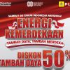 PLN Hadirkan Diskon Tambah Daya 50% Sambut HUT ke-80 RI