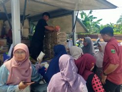 Ratusan Warga Pesisir Selatan Antusias Belanja Kebutuhan Pokok di GPM dan Pasar Murah
