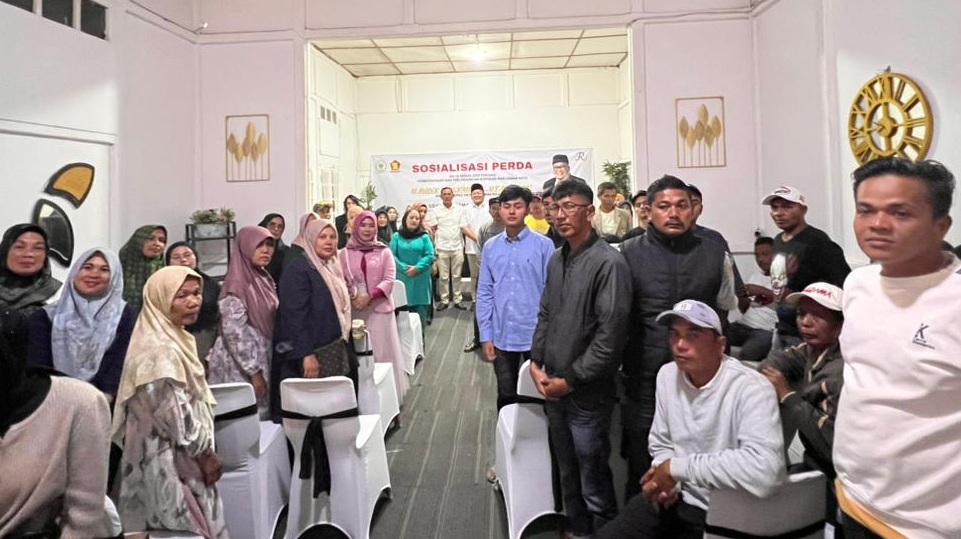 Sosialisasi Perda Nomor 16 Tahun 2019 oleh Anggota Komisi III DPRD Sumbar Rony Mulyadi Dt. Bungsu, Minggu (26/10/2025)