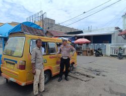 Satlantas Menyapa Kunjungi Sopir Angkot dan Angdes