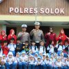Kasat Lantas Polres Solok Edukasi Sejak Dini kepada Siswa TK Negeri 1 Kubung